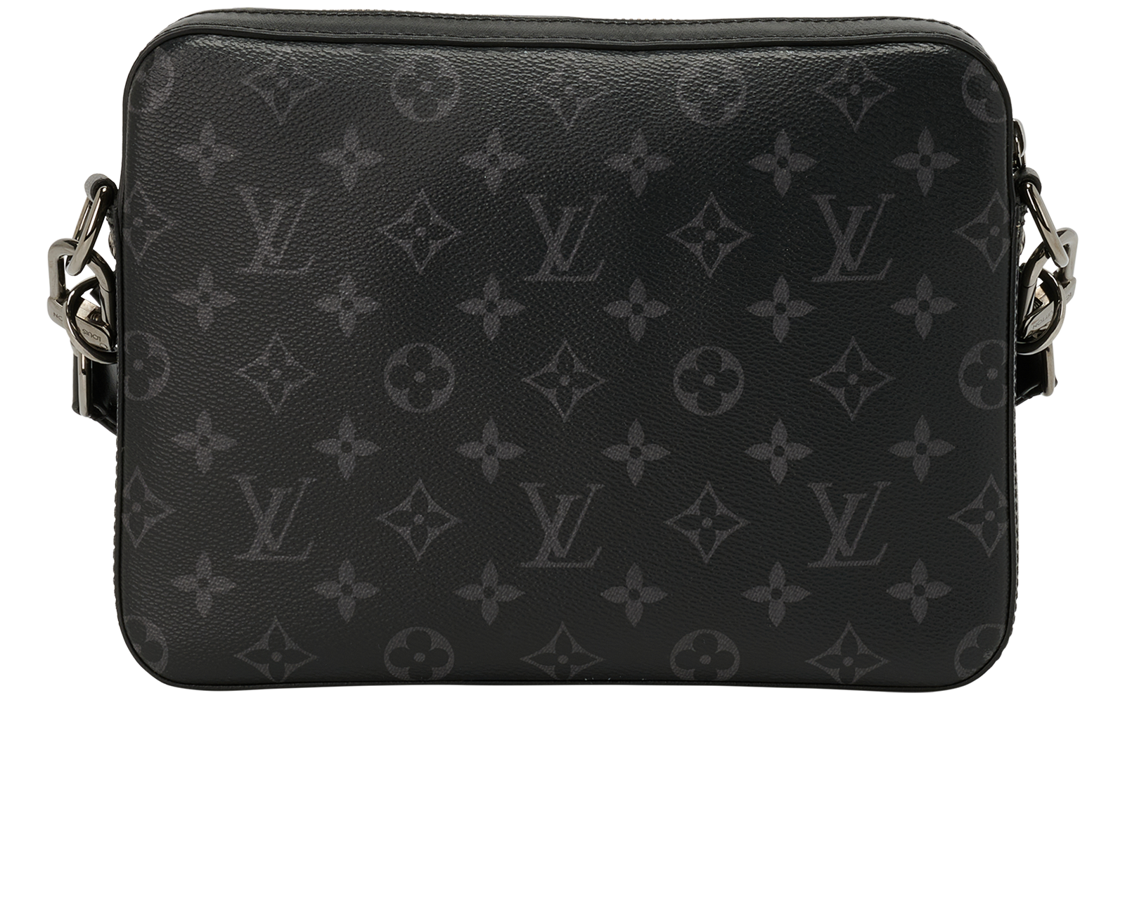 Trio Messenger, &pound;1,200, Handbags, Grey, Canvas, Back view